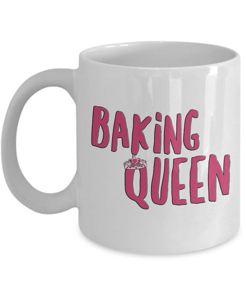 Baking Coffee Mug - Baker Gift Idea For Women- "Baking Queen"