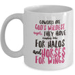 Cowgirl Coffee Mug - Unique And Funny Gift For Horse Lovers - "Cowgirls Are God's Wildest Angels"