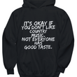 funny country music lovers hoodie