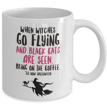 Halloween Witch Coffee Mug- Halloween Gift Idea For Adults - 