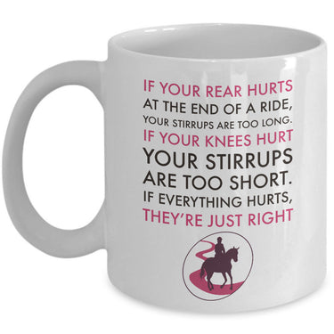 Horse Coffee Mug - Funny Horse Lover / Cowgirl Gift - 