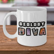 Geology Coffee Mug For Women - Gift For Woman Geologist - Geology Professor Mug- "Geology Diva"