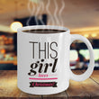 Christmas Coffee Mug - Funny Holidays Gift Idea For Women And Girls - "This Girl Loves Christmas"
