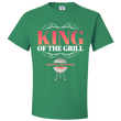 Dad T Shirt - Funny Fathers Day Or Birthday Gift For Dads- BBQ Gift Shirt - "King Of The Grill"