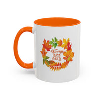 Fall Mug, Autumn Coffee Mug, Cozy Fall Coffee Cup, Fall Leaves Mug, Autumn Gift for Her, Cozy Season Mug - Warm and Cozy