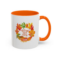 Fall Mug, Autumn Coffee Mug, Cozy Fall Coffee Cup, Fall Leaves Mug, Autumn Gift for Her, Cozy Season Mug - Warm and Cozy