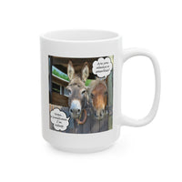 Funny Donkey Mug Gift for Friends & Coworkers, Sarcastic Humor Coffee Cup, Funny Animal Humor Mug - "Are You Always A Smartass?"