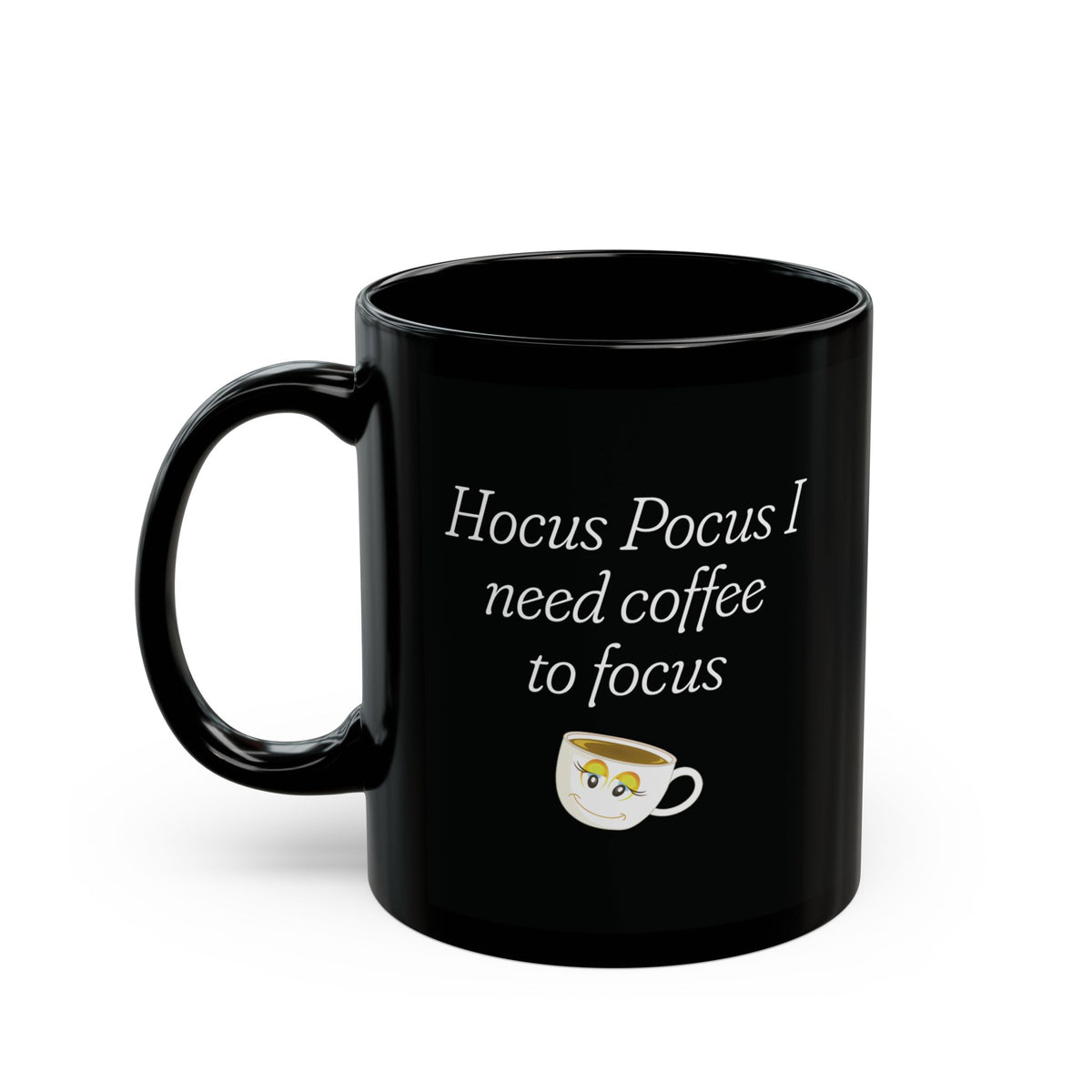 Funny Halloween Mug, Halloween Coffee Mug, Witchy Coffee Lover Gift, Hocus Pocus Mug, Spooky Season Gift - Hocus Pocus I Need Coffee To Focus