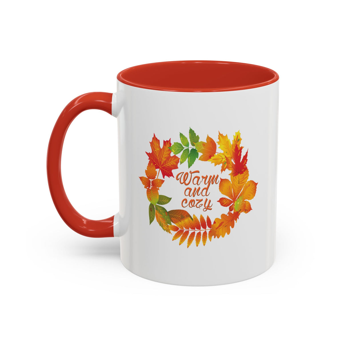 Fall Mug, Autumn Coffee Mug, Cozy Fall Coffee Cup, Fall Leaves Mug, Autumn Gift for Her, Cozy Season Mug - Warm and Cozy