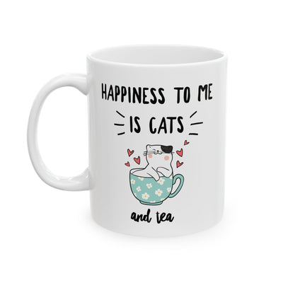 Funny Cat Mug for Women – Cat Lover Gift – Cute Cat Coffee Mug – Tea Lover Gift – 