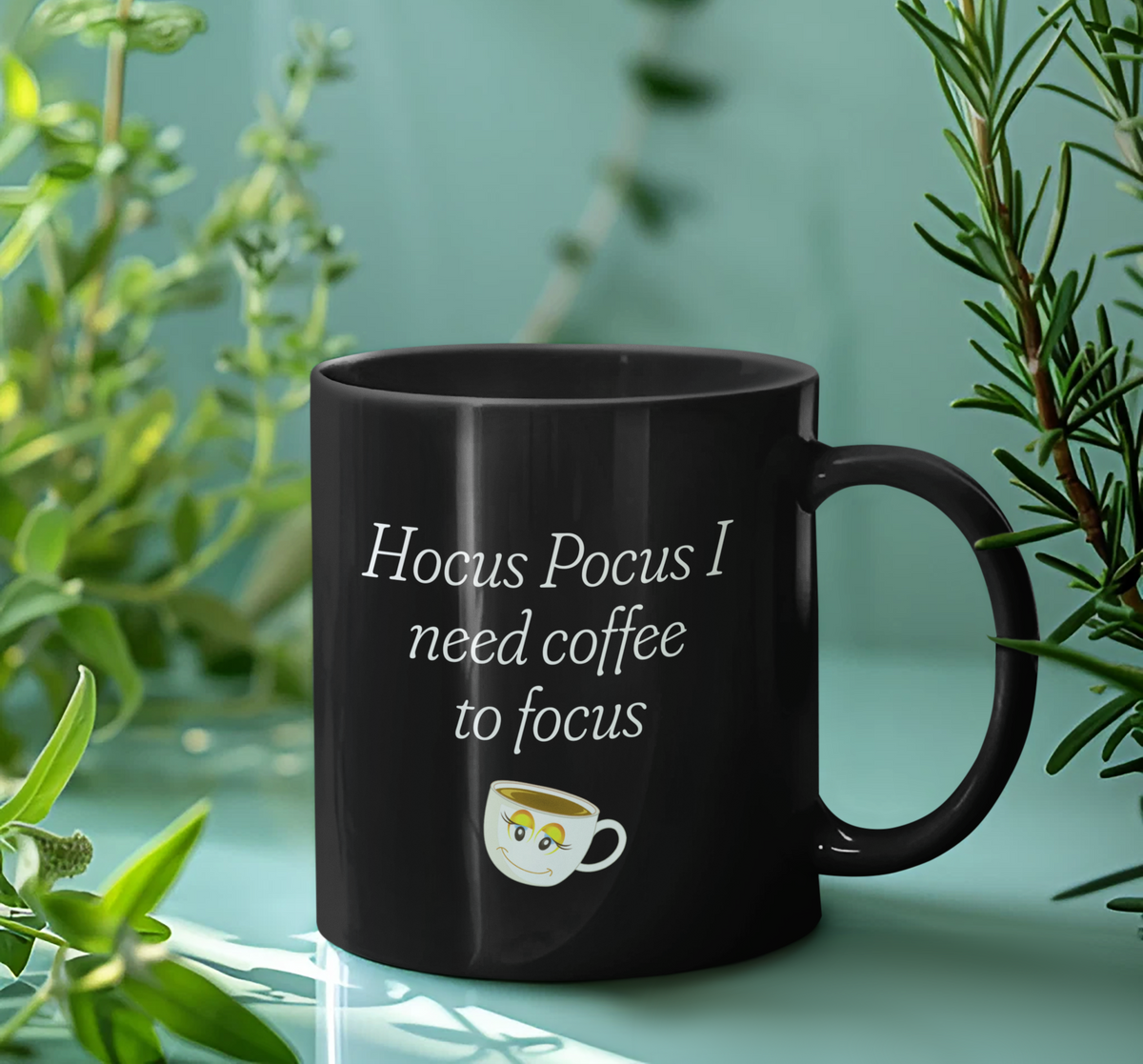Funny Halloween Mug, Halloween Coffee Mug, Witchy Coffee Lover Gift, Hocus Pocus Mug, Spooky Season Gift - Hocus Pocus I Need Coffee To Focus