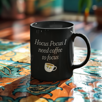 Funny Halloween Mug, Halloween Coffee Mug, Witchy Coffee Lover Gift, Hocus Pocus Mug, Spooky Season Gift - Hocus Pocus I Need Coffee To Focus