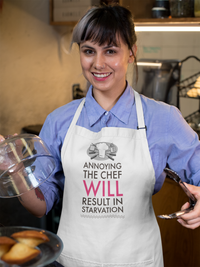 Load image into Gallery viewer, Chef Apron - Funny Gift For Chefs / Cooks - Mother&#39;s Day Or Father&#39;s Day Gift - &quot;Annoying The Chef&quot;
