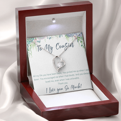 Cousin Necklace Birthday Gift– Jewelry Present for a Very Special Cousin - 
