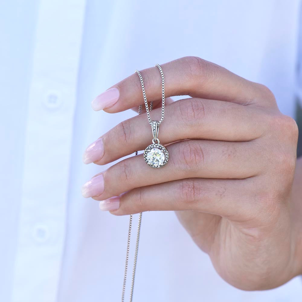 Aunt Necklace – Meaningful & Thoughtful Gift for a Special Aunt from Niece or Nephew, Sentimental Aunt Jewelry – “Thank you for being my constant source of friendhip”
