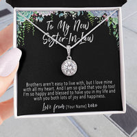 new sister in law gift necklace