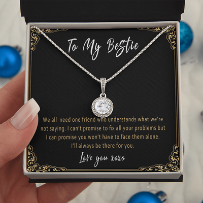Bestie Necklace – Meaningful Best Friend Gift, Sentimental Birthday or Graduation Jewelry for Your Best Friend - 