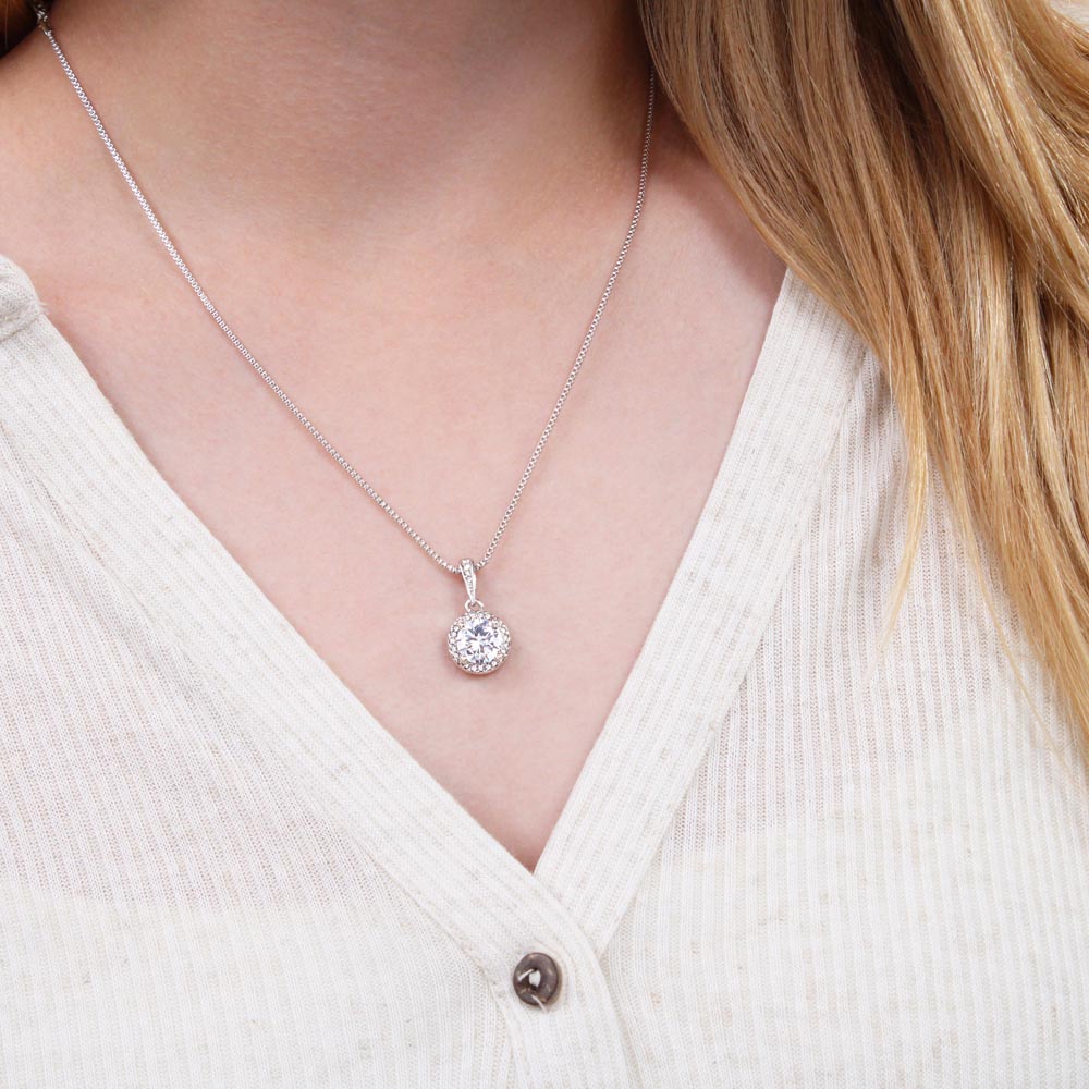 Personalized New Sister in Law Necklace Gift – Custom Sister In Law Jewelry, New Sister In Law Welcome Pendant Gift - "Brothers aren't easy to live with"