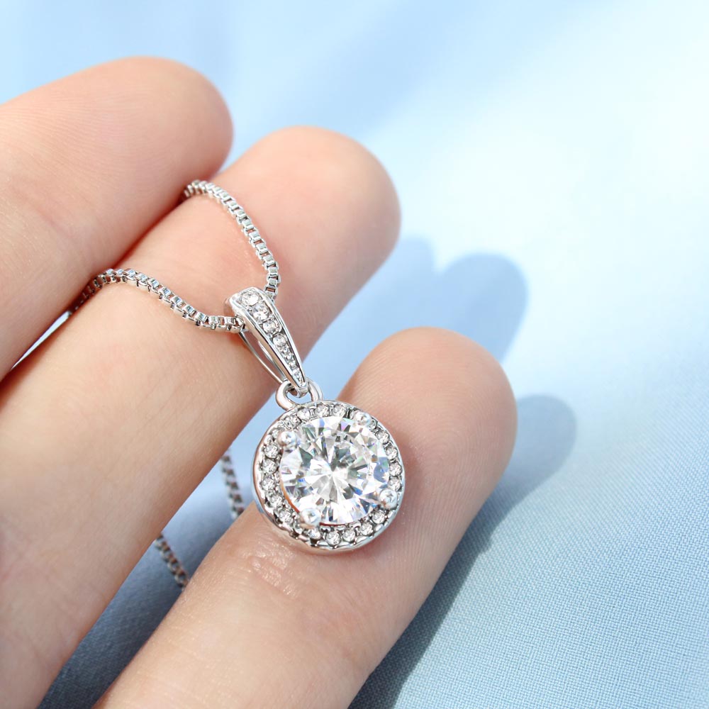 Mother in Law Wedding Day Necklace from Daughter in Law – Sentimental Wedding Gift with Heartfelt Message Card - "You Have Welcomed Me Into Your Family"