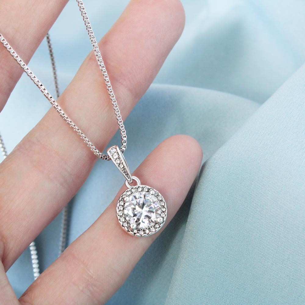 Personalized Soulmate Necklace Gift – Custom Romantic Jewelry for Girlfriend, Fiancee, Wife- Meaningful Anniversary Birthday Christmas Present – “I Remember the First Day We Met”