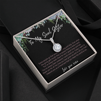 Soul Sister Necklace – Meaningful Gift for Soul Sister, Sentimental Friendship Jewelry for Your Forever Person - "Some people go that extra mile"