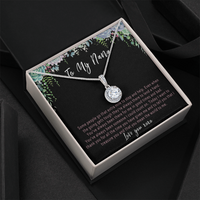 Nana Necklace – Meaningful Nana Gift from Grandkids, Sentimental Jewelry for Nana Birthday or Christmas - "Some people go that extra mile"