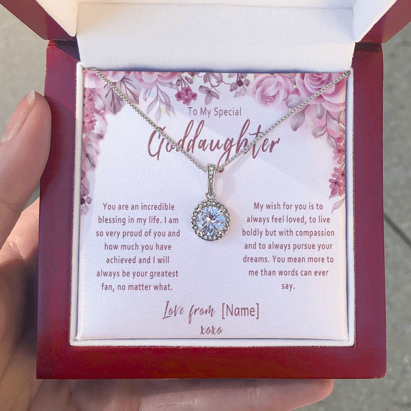 goddaughter necklace gift from godmother or godfather