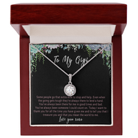 Gigi Necklace – Meaningful Gigi Gift from Grandkids, Sentimental Gigi Jewelry for Birthday, Christmas or Mother's Day - "Some people go that extra mile"