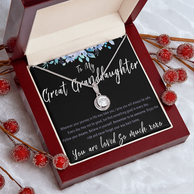 Great Granddaughter Necklace Birthday Gift – Present From Great Grandparent - 