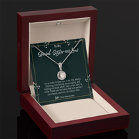 Personalized Sister-in-Law Necklace – Custom Meaningful Sister in Law Gift, New Sister in Law Jewelry, Welcome to the Family Pendant - "I'm so lucky to have you in my life"