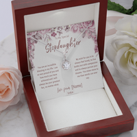 personalized stepdaughter necklace from stepmom or stepdad