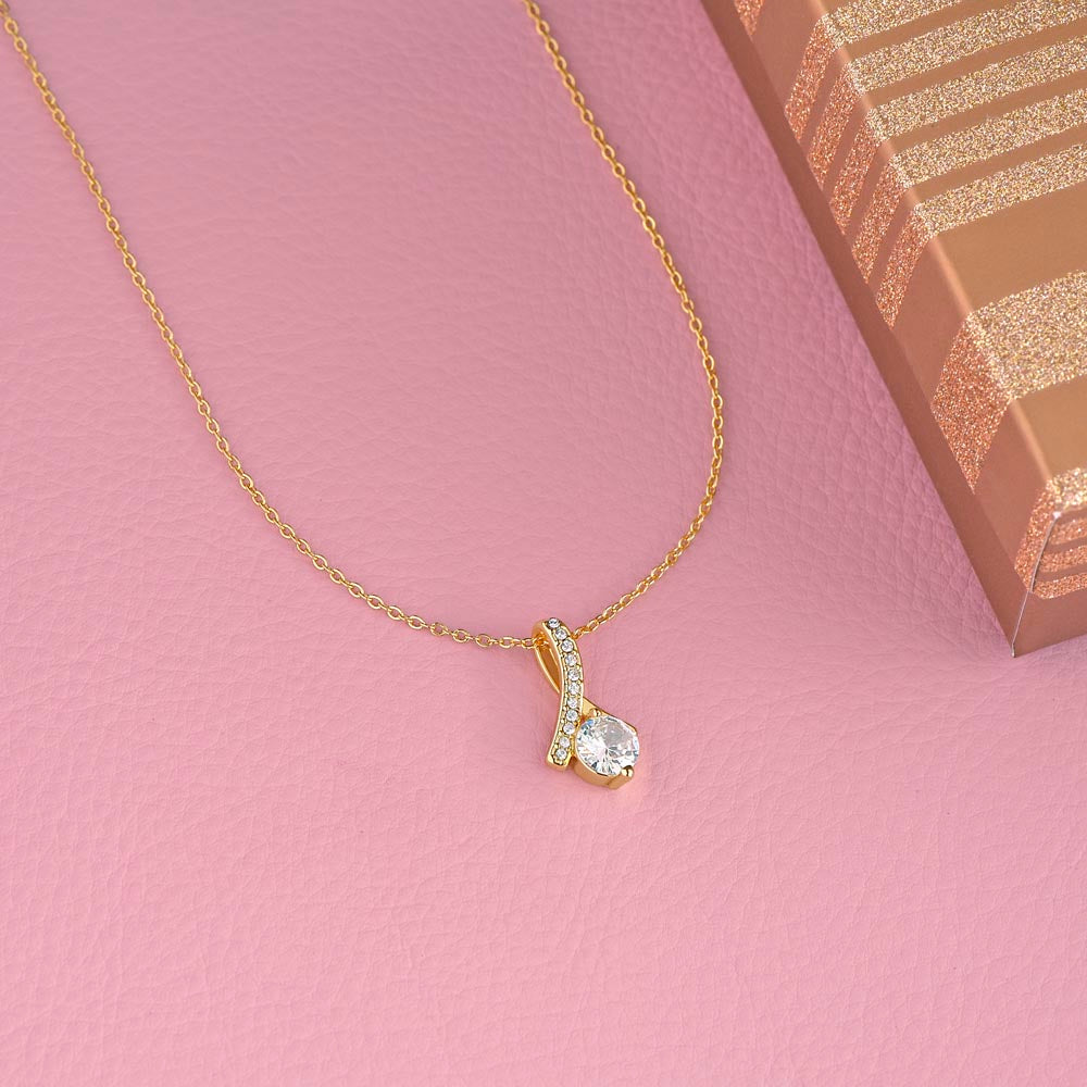 Mother of the Bride Necklace Gift – Wedding Day Present for Mother of the Bride, Jewelry Gift from Groom - "From the very moment I met her"