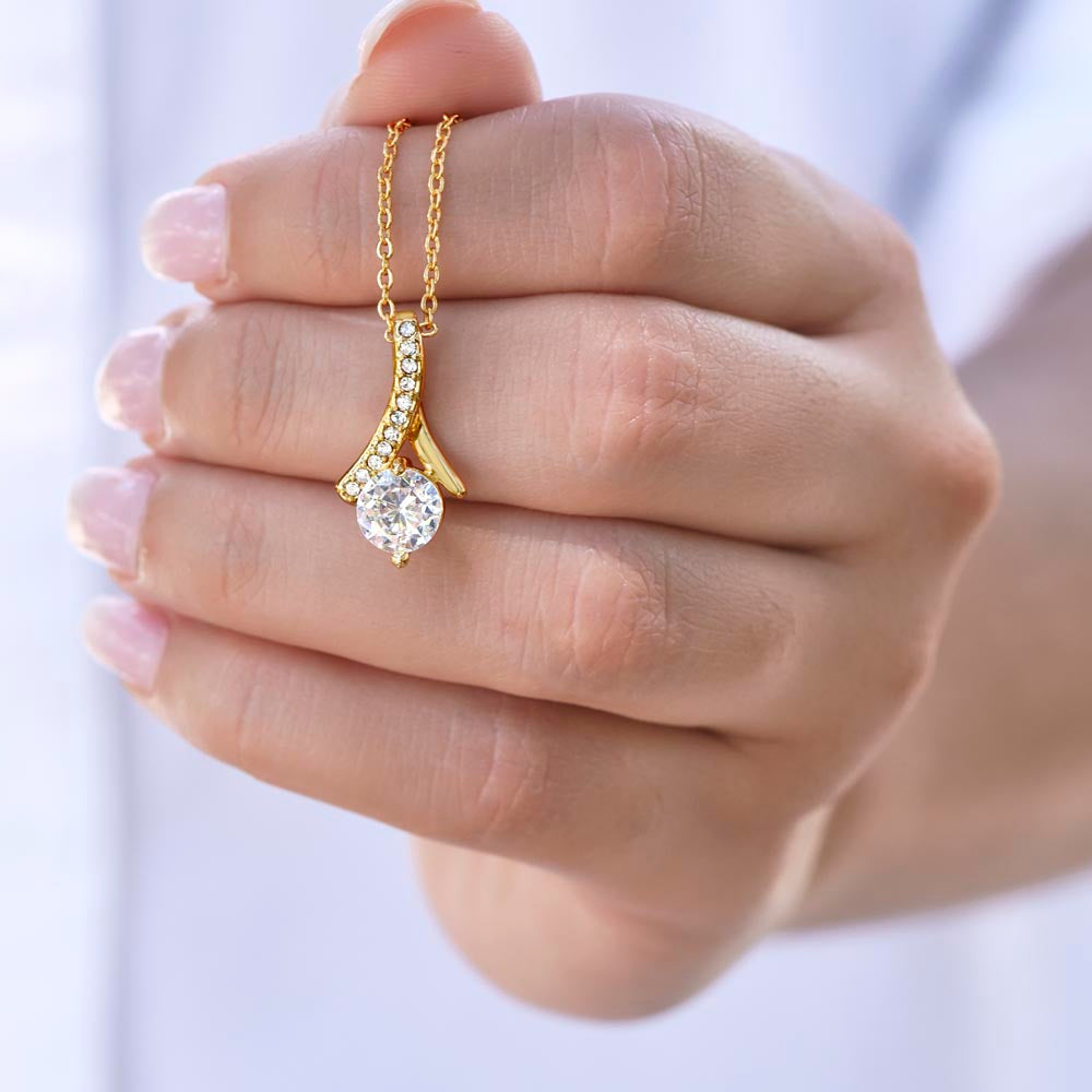 Mother of the Groom Necklace Gift – Wedding Day Present for Mother of the Groom, Jewelry Gift from Bride – “From the Very Moment I Met Him”