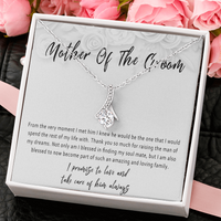 mother of the groom necklace gift from bride