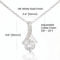Mother of the Groom Necklace Gift – Wedding Day Present for Mother of the Groom, Jewelry Gift from Bride – “From the Very Moment I Met Him”