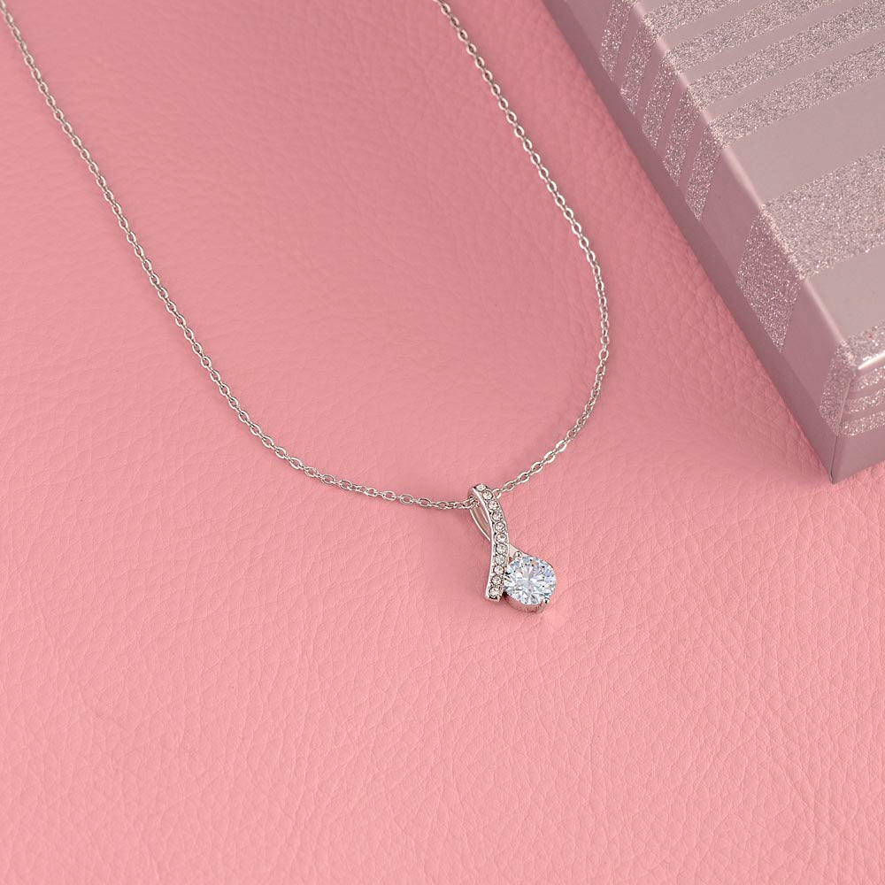 Mother of the Groom Necklace Gift – Wedding Day Present for Mother of the Groom, Jewelry Gift from Bride – “From the Very Moment I Met Him”