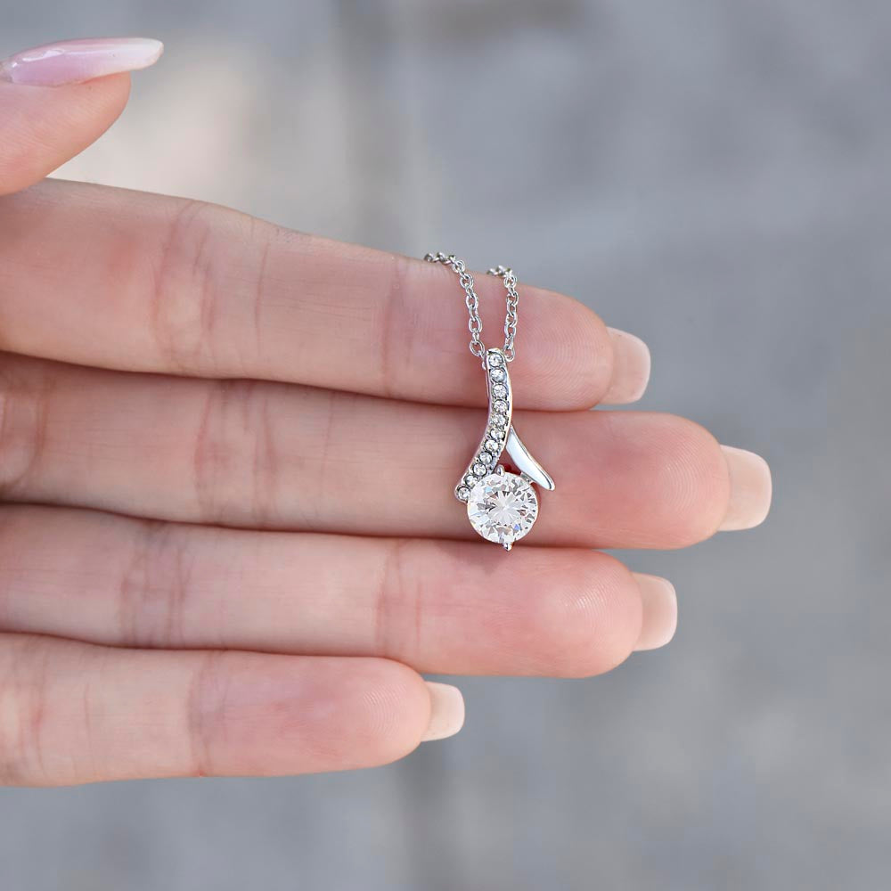 Mother-in-Law Necklace Gift – Thoughtful Thank You Jewelry Present with Meaningful Message Card - "Sometimes we need someone to simply be there"