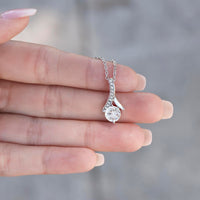 Personalized Adoptive Mom Necklace – Custom Adoptive Mom Gift, Adoptive Mom Jewelry for Mother's Day, Birthday or Christmas – “Even though we are not related by blood”