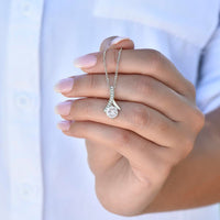 Personalized Fiancée Necklace – Custom Romantic Gift from Future Husband – “Holding you makes my day”