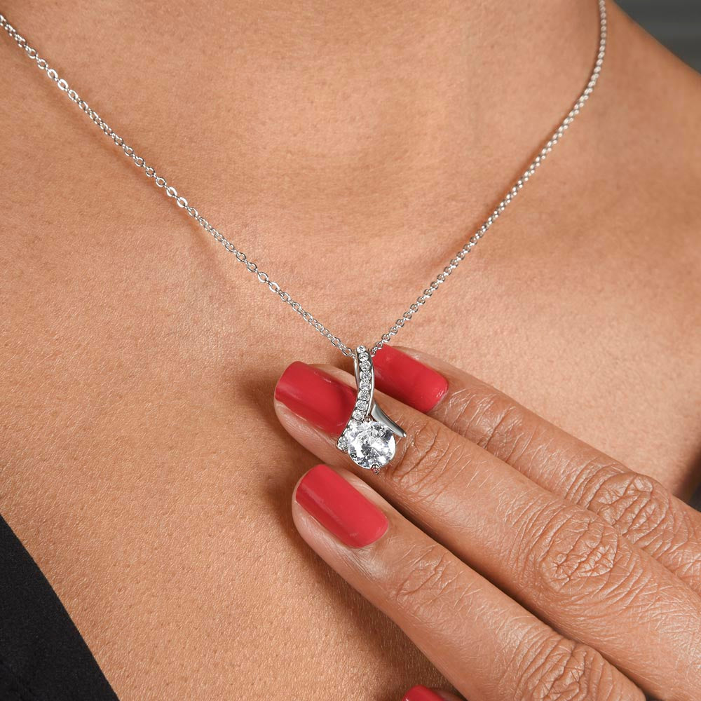 Great Granddaughter Necklace from a Great Grandparents – Sentimental Gift with Message Card - "Without a doubt you are going to face challenges..."