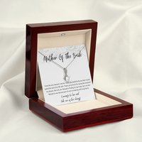 Mother of the Bride Necklace Gift – Wedding Day Present for Mother of the Bride, Jewelry Gift from Groom - "From the very moment I met her"