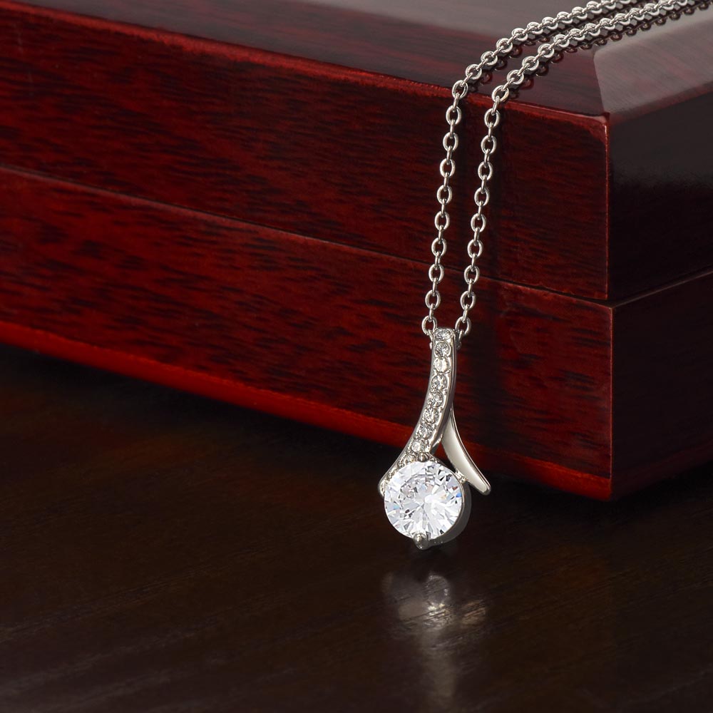 Personalized Bonus Sister Necklace – Custom Bonus Sister Gift, Bonus Sister Jewelry for Birthday, Christmas or Mother's Day - "Even though we are not related by blood"