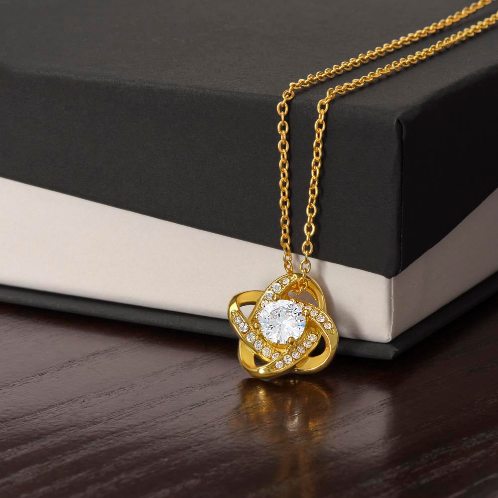 Personalized Step Daughter Necklace – Custom Present from Step Mom or Step Dad - "Without a doubt you are going to face challenges"