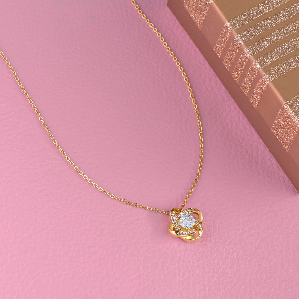 Personalized Step Daughter Necklace – Custom Present from Step Mom or Step Dad - "Without a doubt you are going to face challenges"