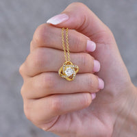 Personalized Aunt Necklace Gift from Niece or Nephew, Custom Meaningful Aunt Birthday Jewelry Present - "I'm so lucky to have you in my life"