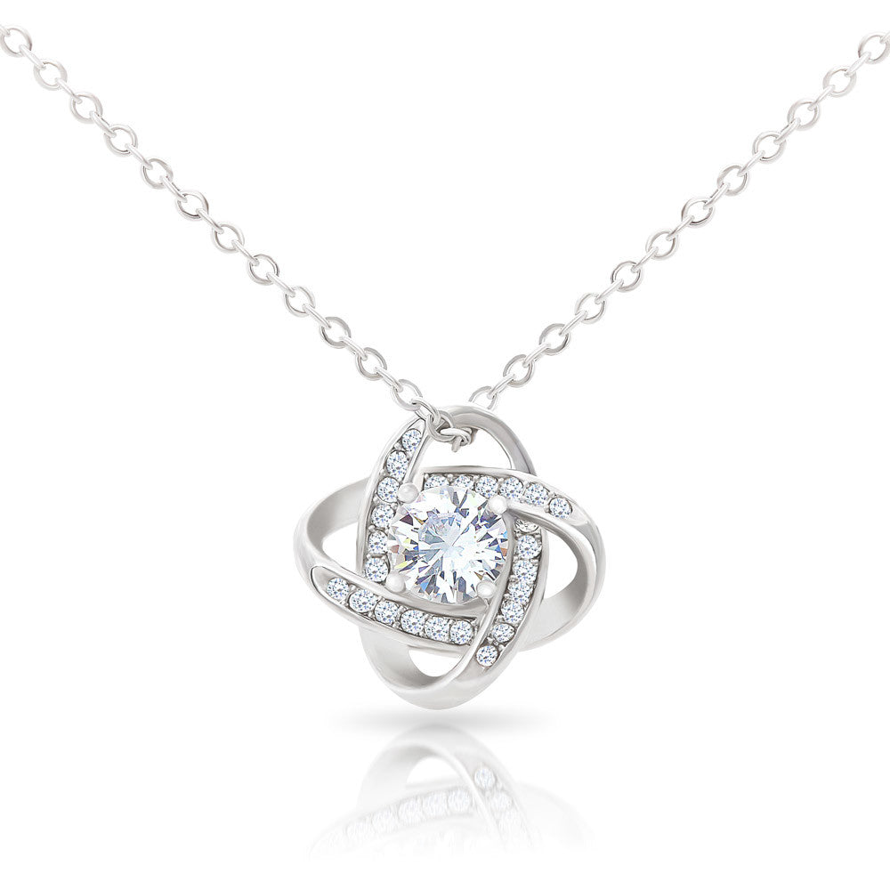 To My Daughter – Everyday Encouragement & Support Necklace from Mom for Tough Times - "When its too hard to look back"