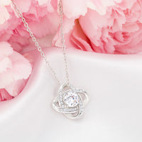 Bestie Necklace – Meaningful Best Friend Gift, Love Knot Jewelry for a Special Friend - "We all need one friend who understands"
