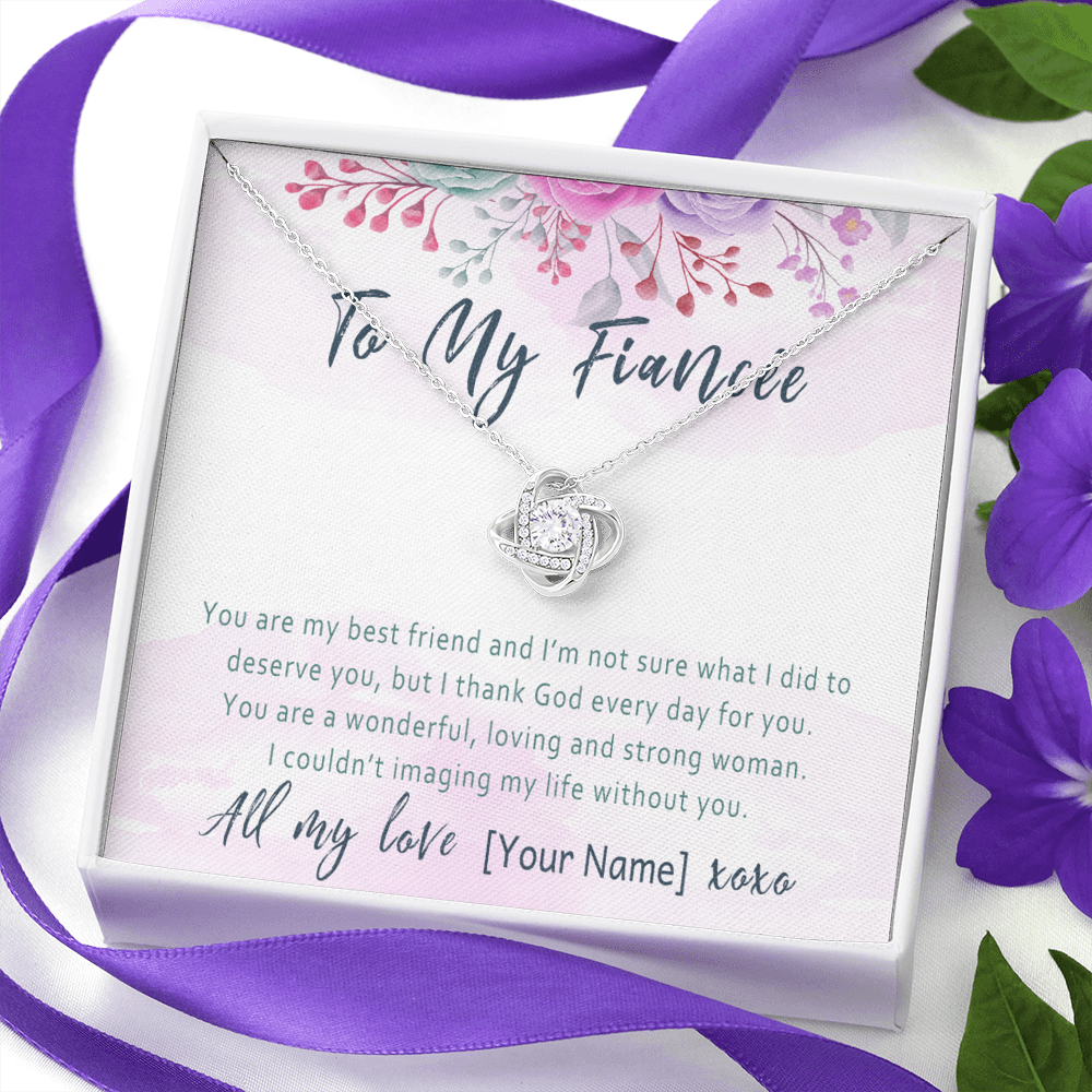 Fiancee necklace gift idea
