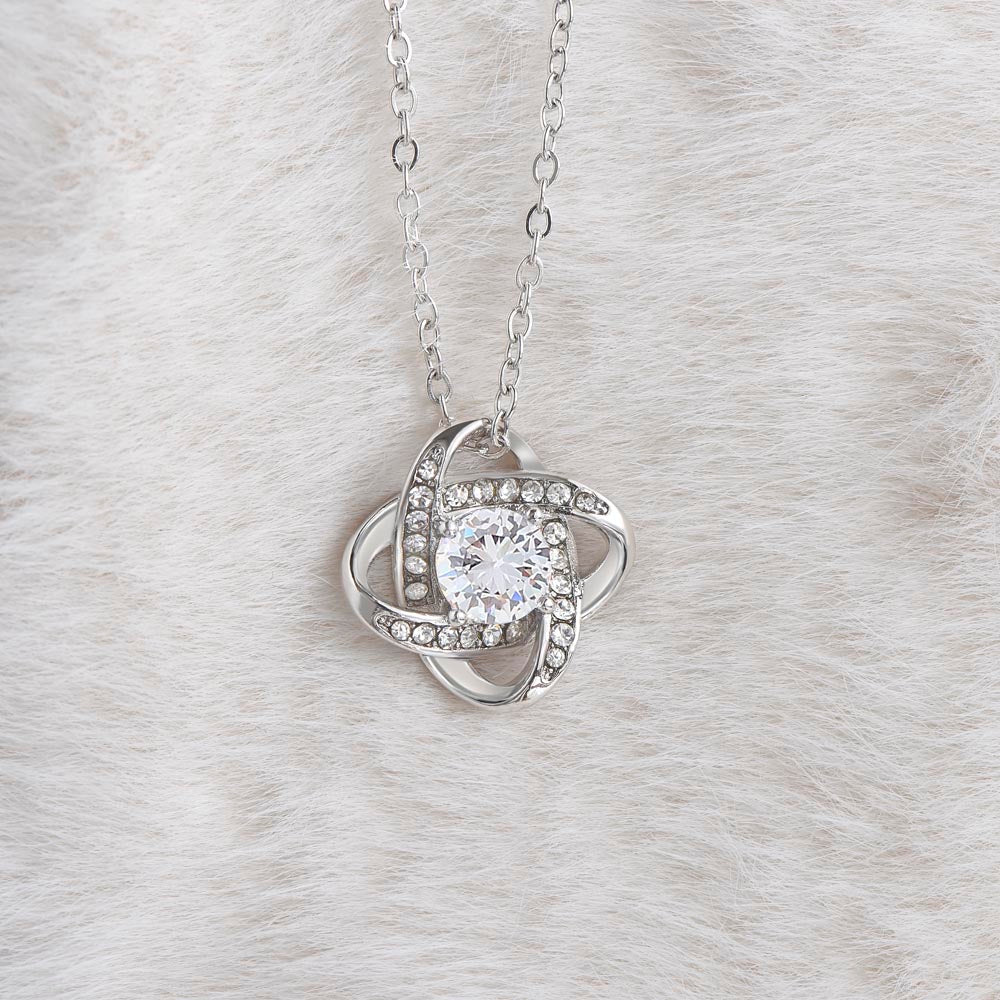 Personalized Step Daughter Necklace – Custom Present from Step Mom or Step Dad - "Without a doubt you are going to face challenges"
