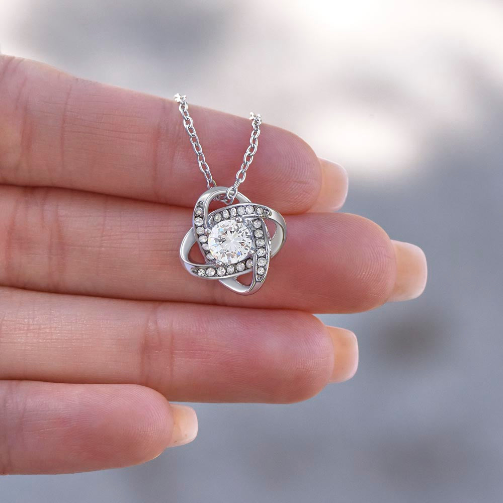 Personalized Auntie Necklace – Custom Meaningful Gift for Auntie from Niece or Nephew - "Thank you for being my constant source of friendship"